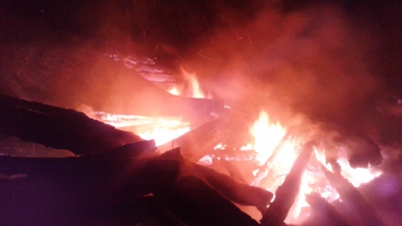 В Лаишевском районе сгорел дом