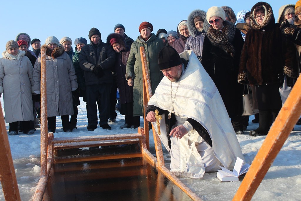 Крещение. Обряд освящения воды. Лаишево. ФОТОРЕПОРТАЖ