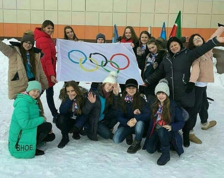 В Столбищенской школе поддержали спортсменов Российской олимпийской сборной