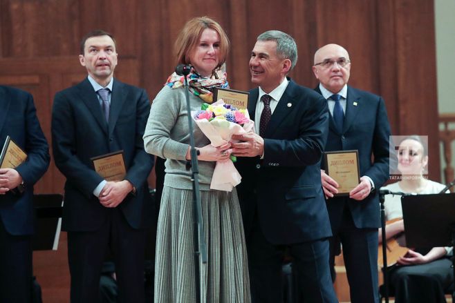 Президент Татарстана наградил победителей конкурса «Благотворитель года-2017»