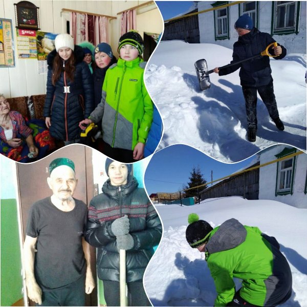 Как школьники Лаишевского района оказывают помощь ветеранам