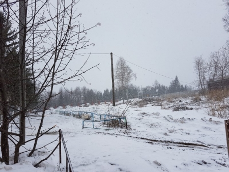 На Лаишево обрушился снегопад