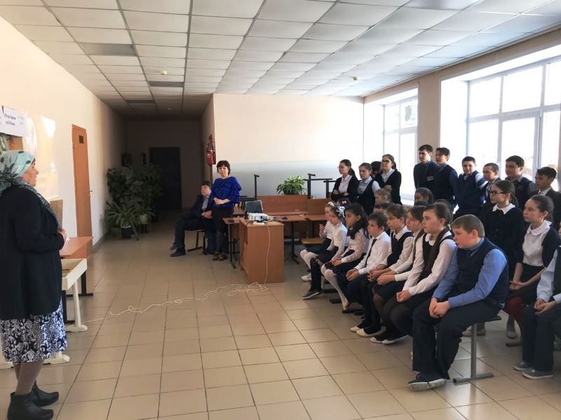 Атабаевские школьники прикоснулись к наследию Льва Толстого