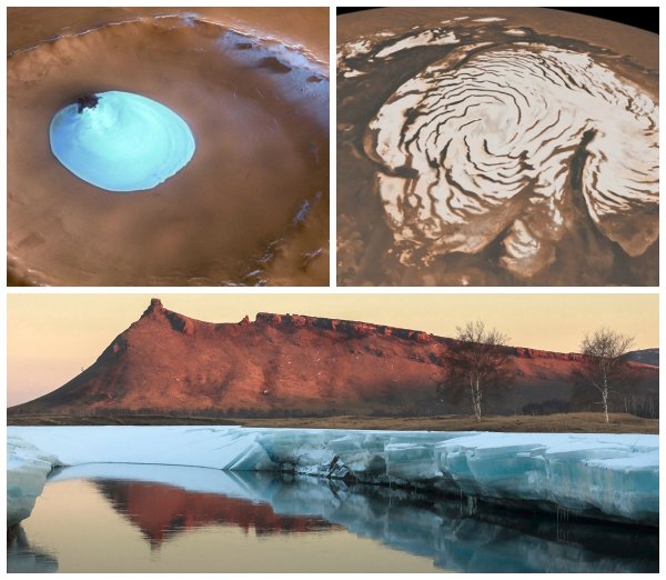 Ледяные щиты: На Марсе обнаружили крупнейший водоём – учёные