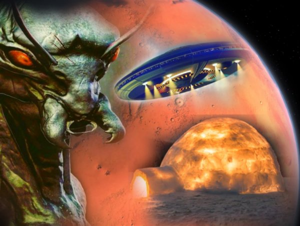Марсианские иглу: Найден тайный мегаполис пришельцев, скрытый NASA