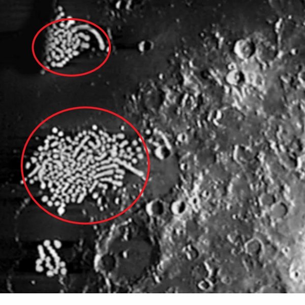 Пришельцы ходят на руках? Уфолог заметил гигантские отпечатки пальцев на Луне